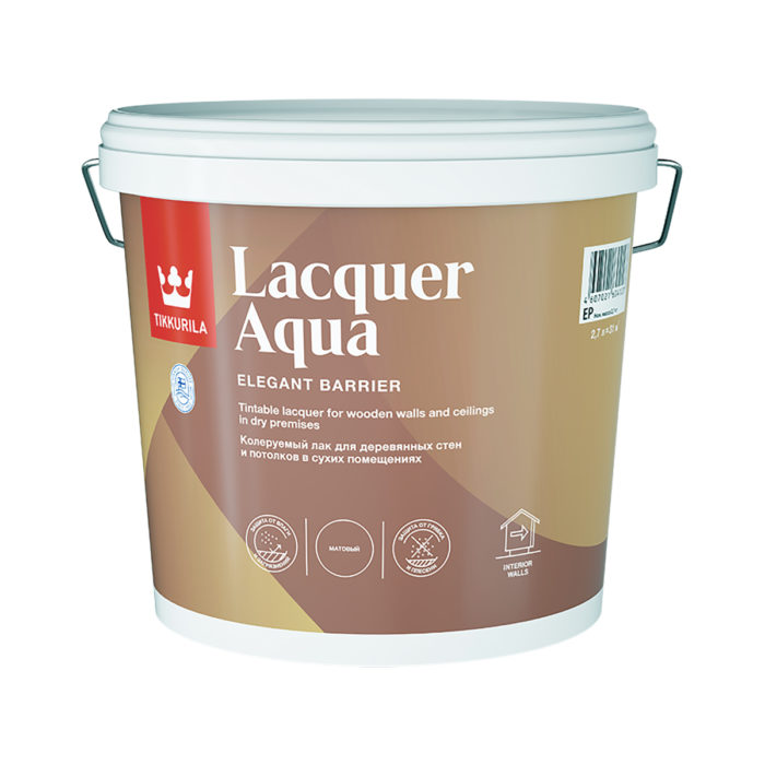 TIKKURILA EURO LACQUER AQUA / Тиккурила Лакер Аква